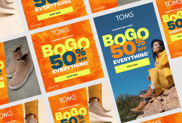 TOMS, Social Media Marketing Agency, digital design, digital marketing